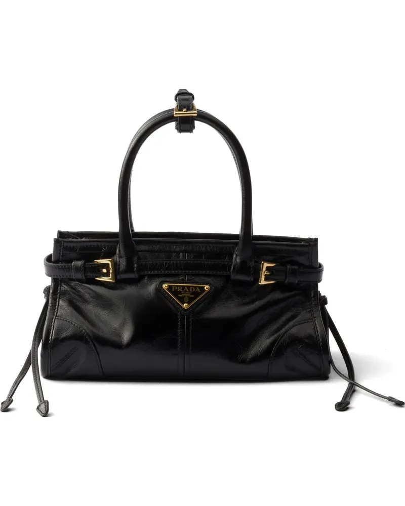 Prada Bonnie leather mini handbag - Schwarz Schwarz