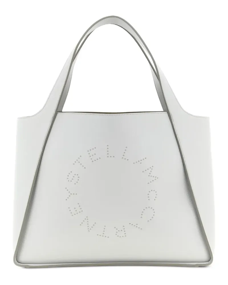 Stella McCartney logo-studded tote bag - Grau Grau