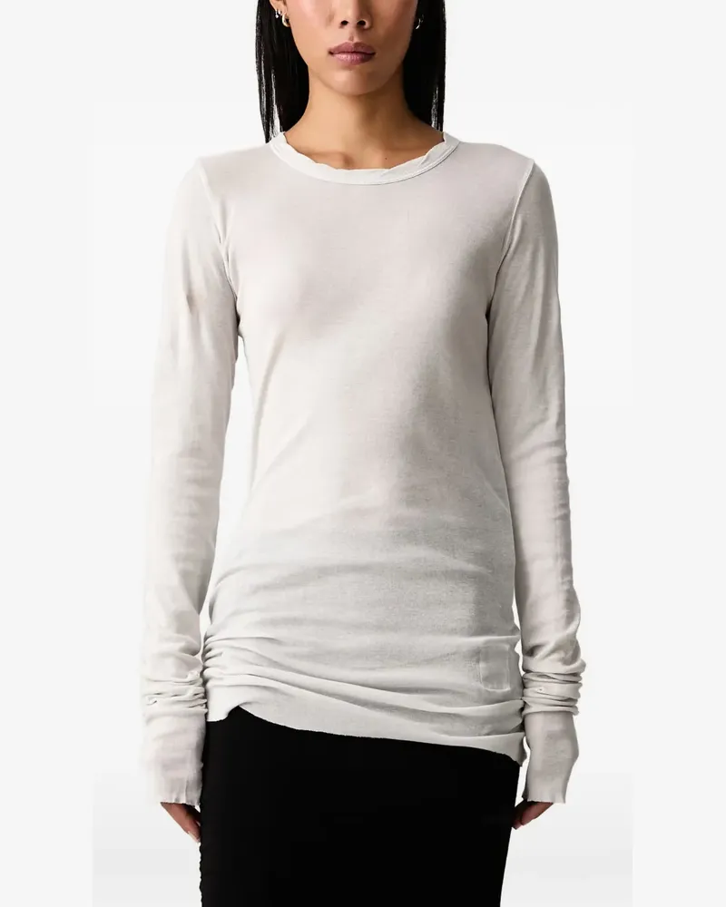 DRKSHDW by Rick Owens Basic long-sleeve T-shirt - Weiß Weiß