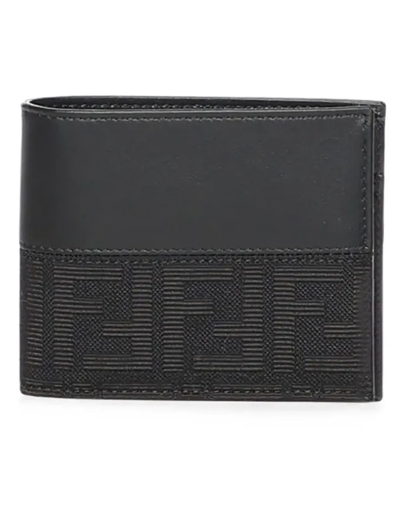 Fendi Portemonnaie mit FF - Schwarz Schwarz