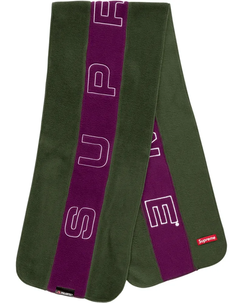 Supreme Being x Polartec Schal mit Logo - Grün Grün