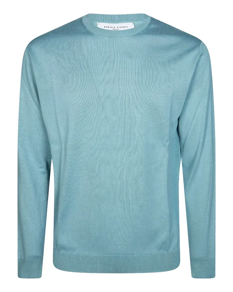 Daniele Fiesoli Fein gestrickter Pullover - Blau Blau
