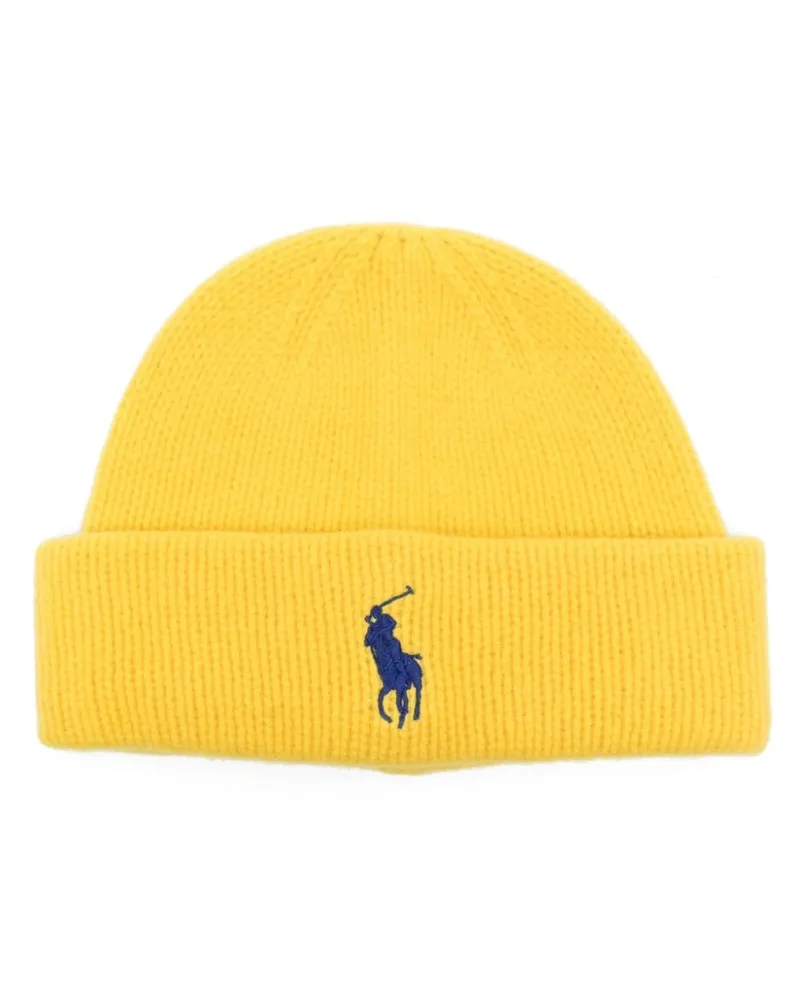 Ralph Lauren Polo Pony Beanie - Gelb Gelb