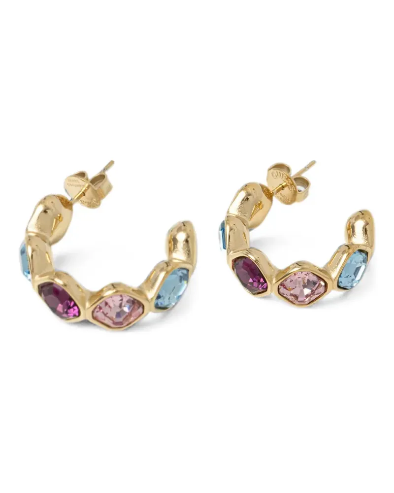 Guess Creolen mit Kristallen - Gold Gold
