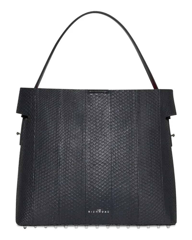 John Richmond Tote Bag mit Nieten - Schwarz Schwarz