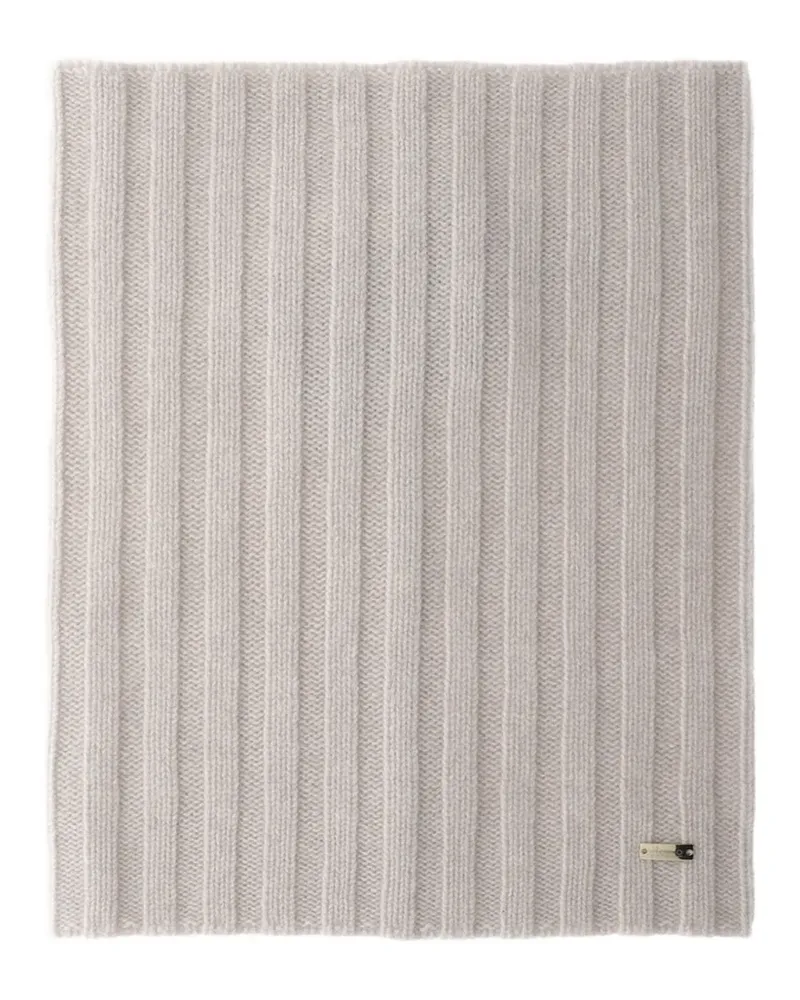 Herno ribbed-knit scarf - Nude Nude