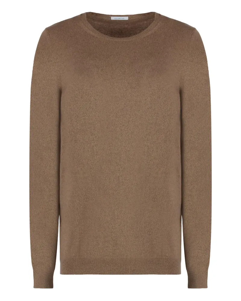Malo Gestrickter Kaschmirpullover - Braun Braun