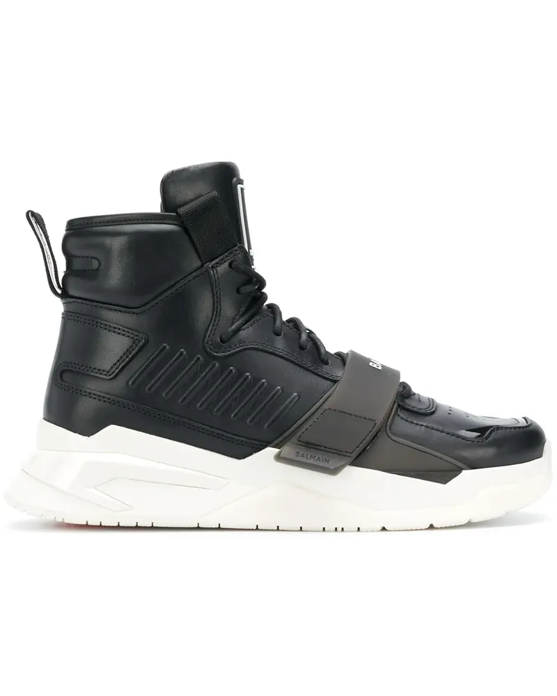Balmain B-Ball' High-Top-Sneakers - Schwarz Schwarz