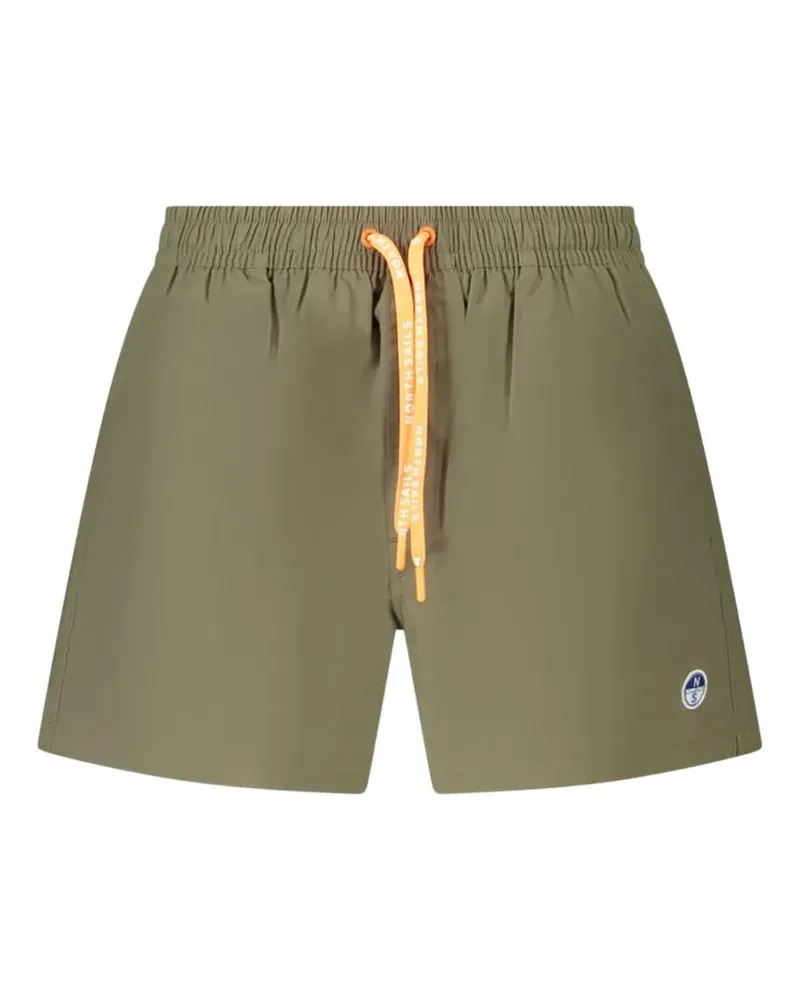 North Sails logo-patch swim shorts - Grün Grün