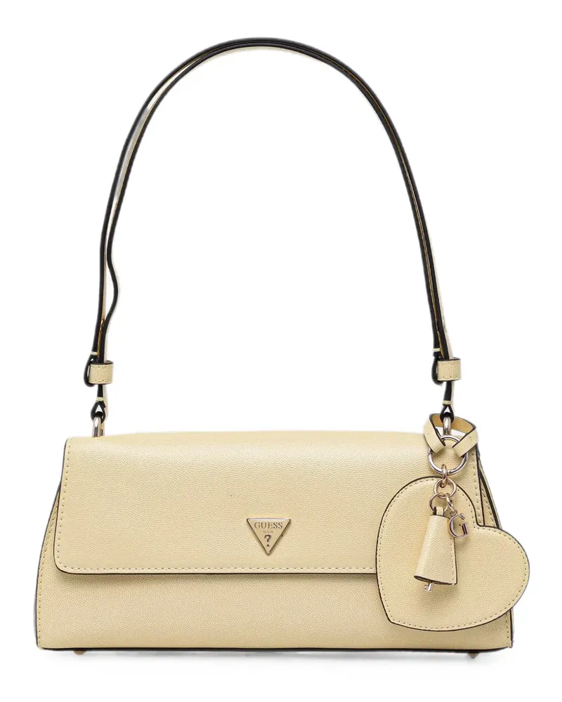 Guess logo-plaque shoulder bag - Gelb Gelb