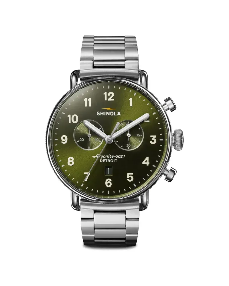 SHINOLA Canfield 42mm - Grün Grün