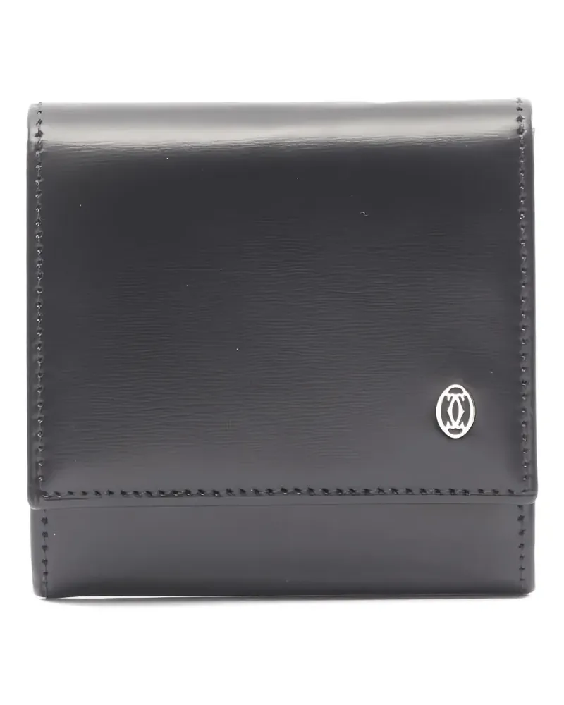 Cartier 1910s Pasha leather coin purse - Schwarz Schwarz
