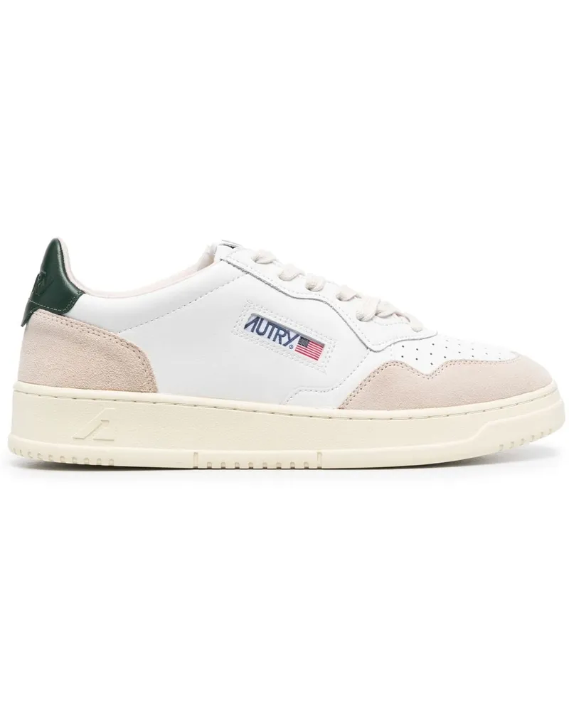 AUTRY Medalist Sneakers mit Kontrasteinsatz - Weiß Weiß