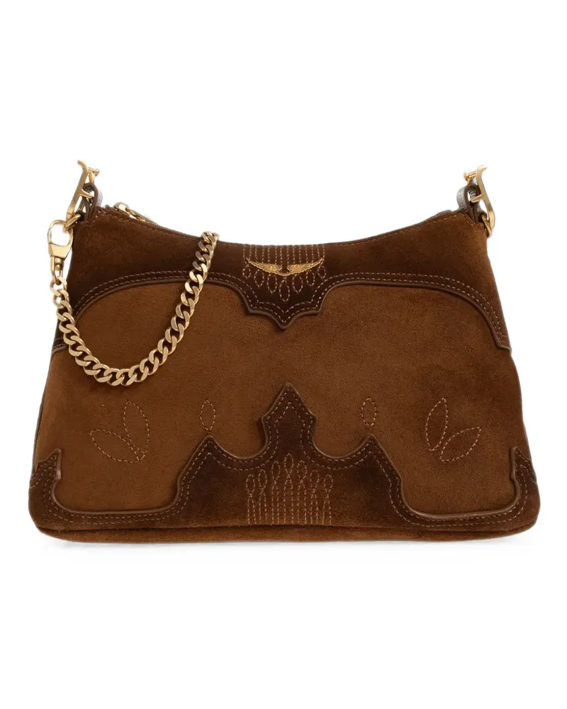Zadig & Voltaire Jim mini Western Used-Tasche - Braun Braun