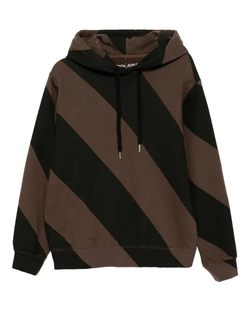 Cynthia Rowley Gestreifter Drew Hoodie - Braun Braun