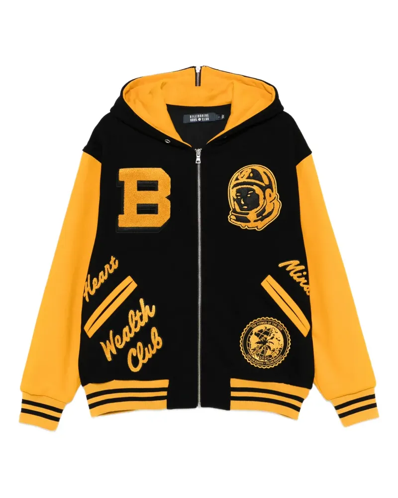 Billionaire Boys Club letter-appliqué bomber jacket - Schwarz Schwarz