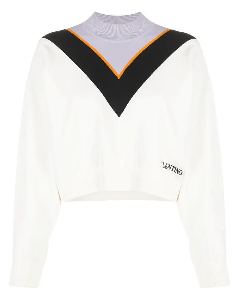 Valentino Garavani Pullover mit V-Detail - Nude Nude