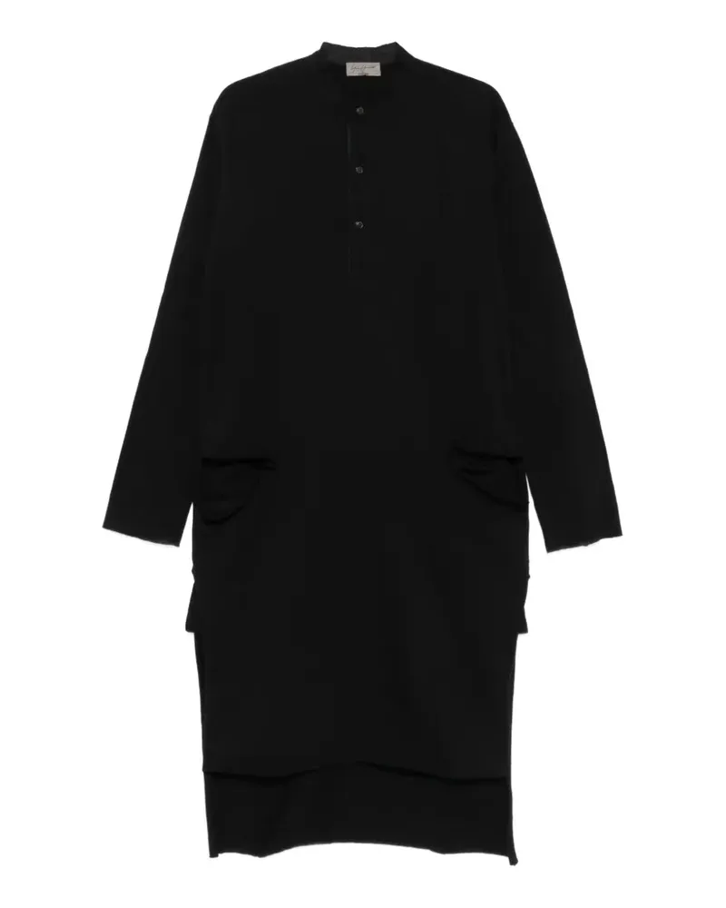 Yohji Yamamoto long-length T-shirt - Schwarz Schwarz