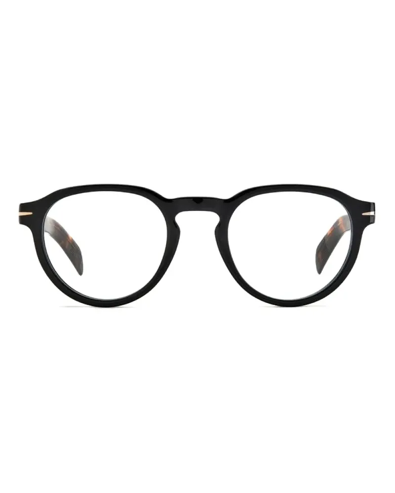 EYEWEAR by DAVID BECKHAM round-frame glasses - Schwarz Schwarz