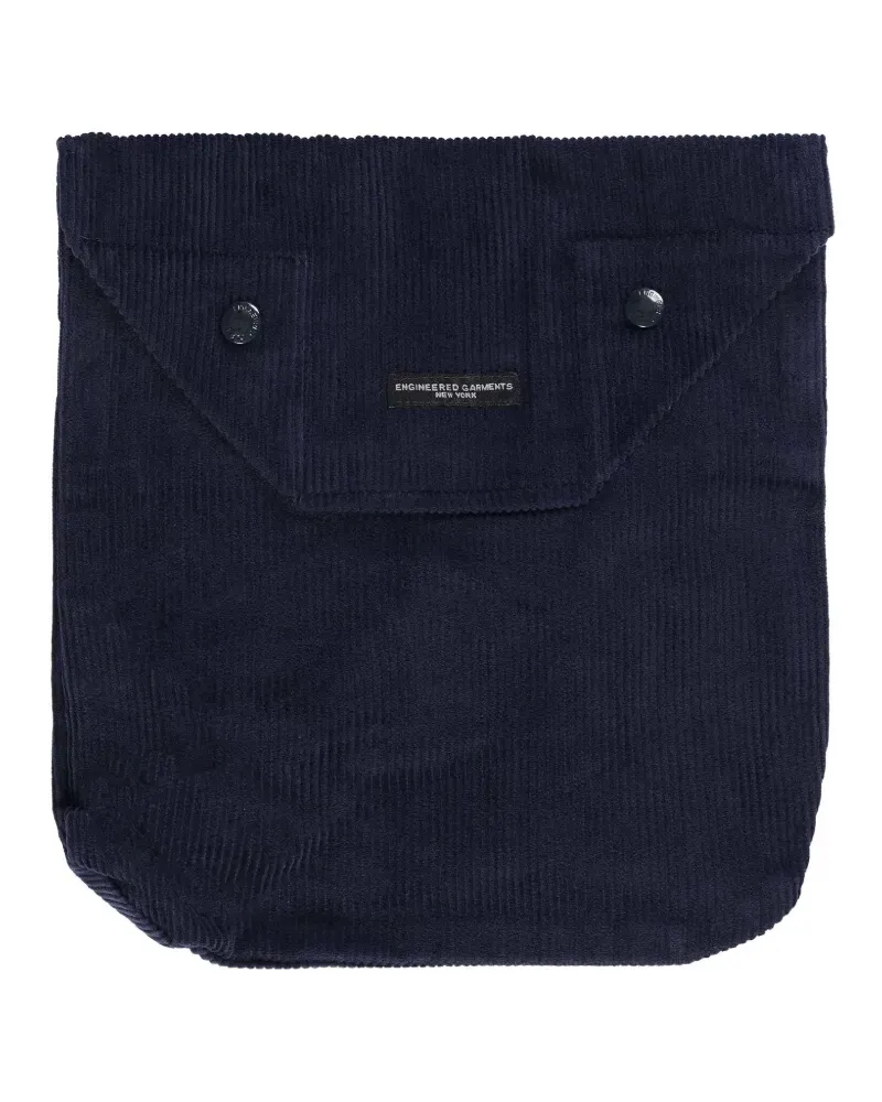 Engineered Garments Schultertasche aus Cord - Blau Blau