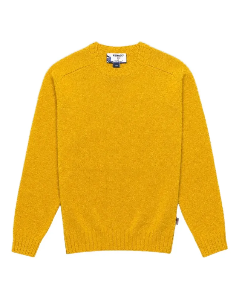 Sebago Gilead Pullover mit rundem Ausschnitt - Gelb Gelb