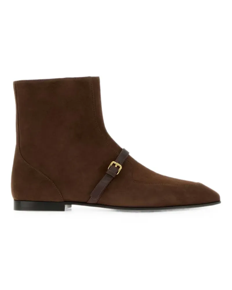 Church's Suzanne Wildlederstiefel mit Schnallenverschluss - Braun Braun