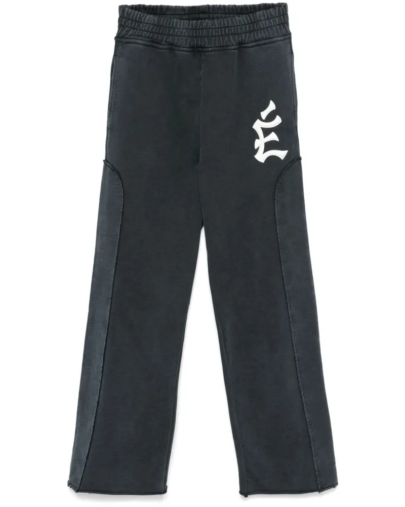 Études Studio Jogginghose mit Logo-Stickerei - Blau Blau