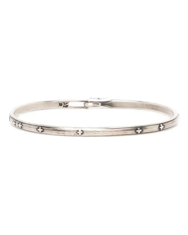 WERKSTATT:MÜNCHEN hook-fastening bangle bracelet - Silber Silber