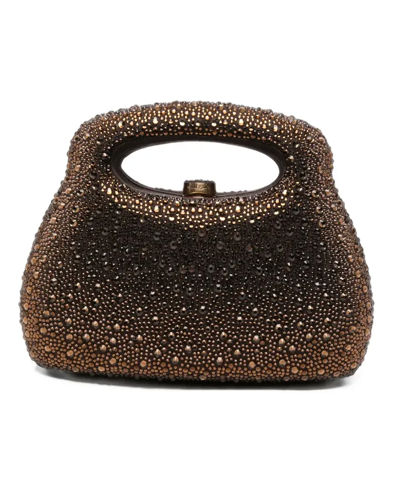 Cult Gaia Mimi crystal-embellished tote bag - Braun Braun
