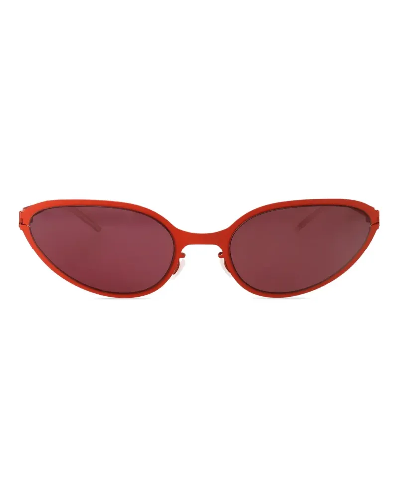 Mykita Bear Sonnenbrille mit ovalem Gestell - Rot Rot