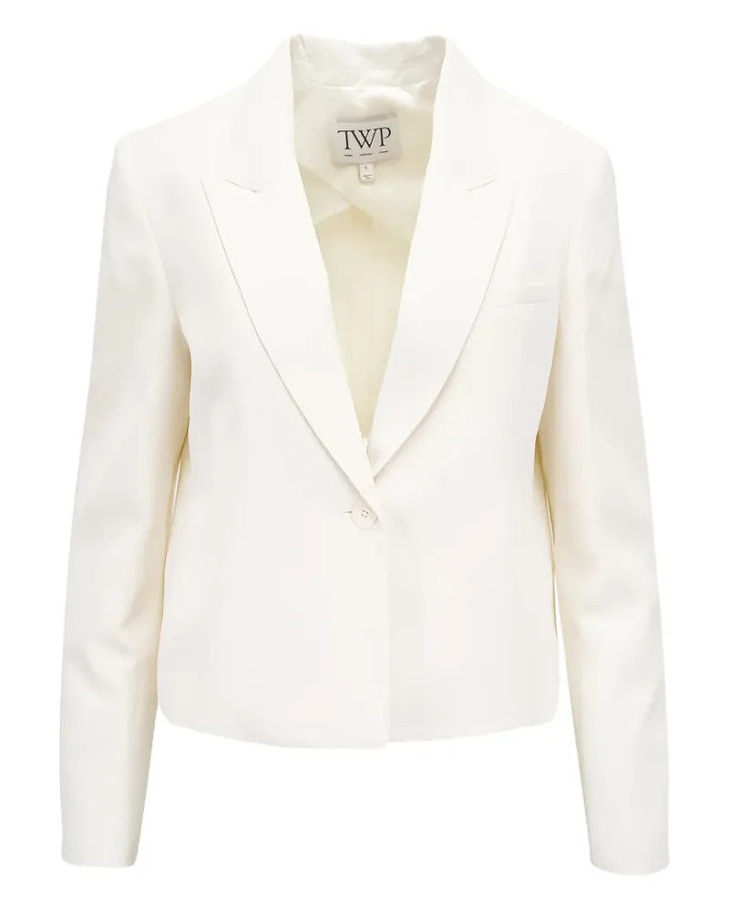 TWP Sawyer peak-lapel blazer - Nude Nude