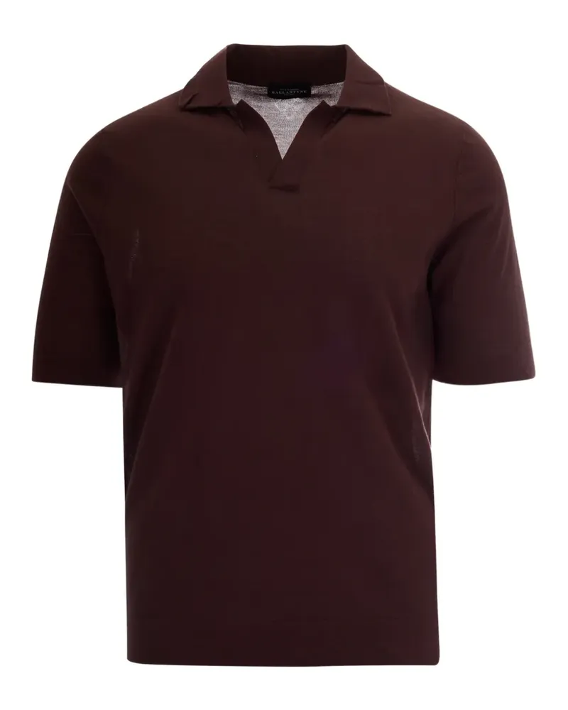 Ballantyne Kurzärmeliges Poloshirt - Braun Braun