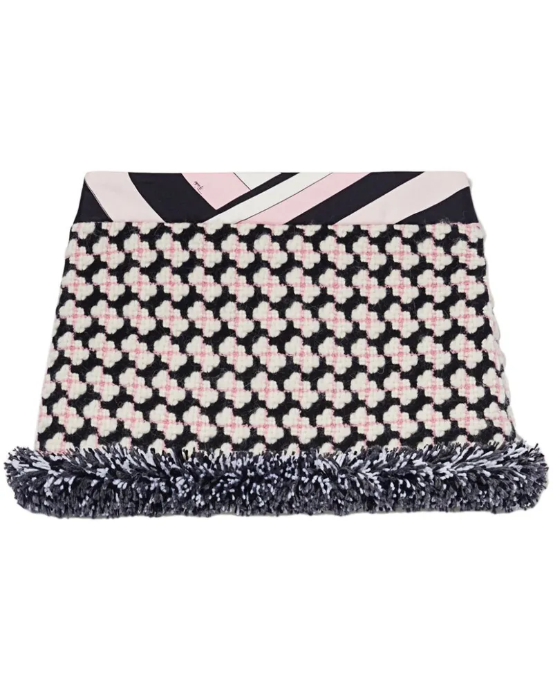 Emilio Pucci Minirock aus Tweed - Rosa Rosa