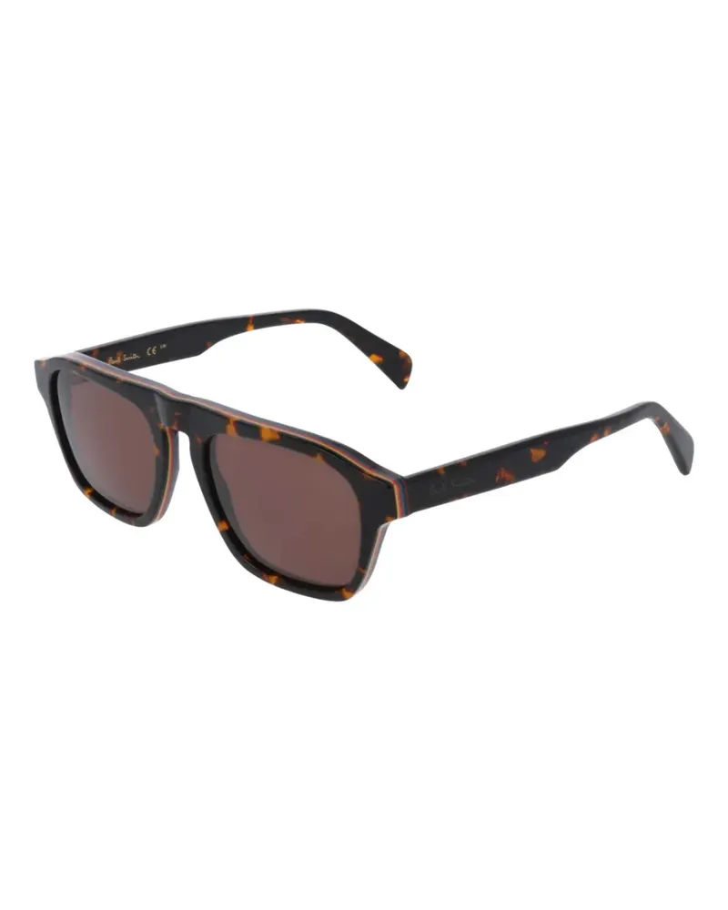 Paul Smith Mecleod Sonnenbrille mit eckigem Gestell - Braun Braun