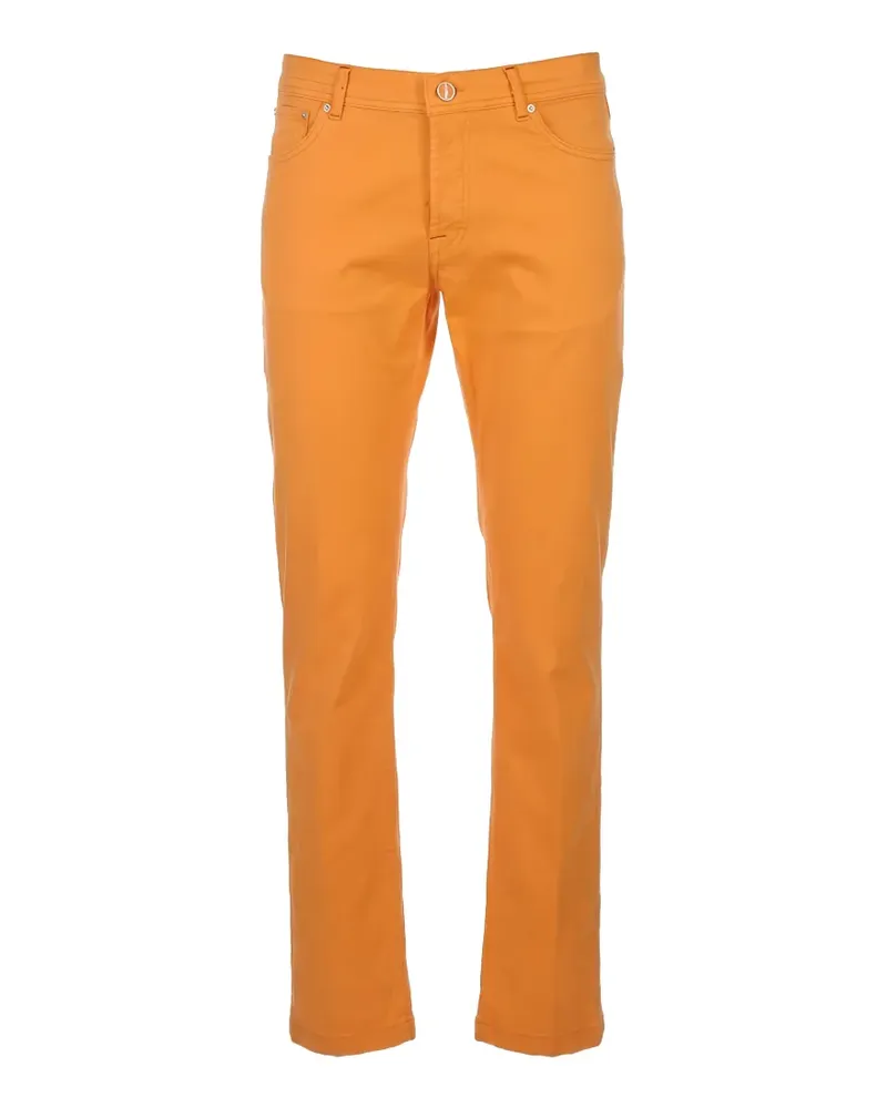 Kiton straight-leg trousers - Orange Orange