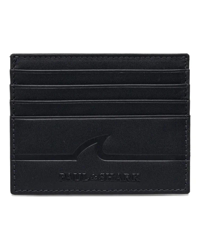 Paul & Shark logo cardholder - Schwarz Schwarz