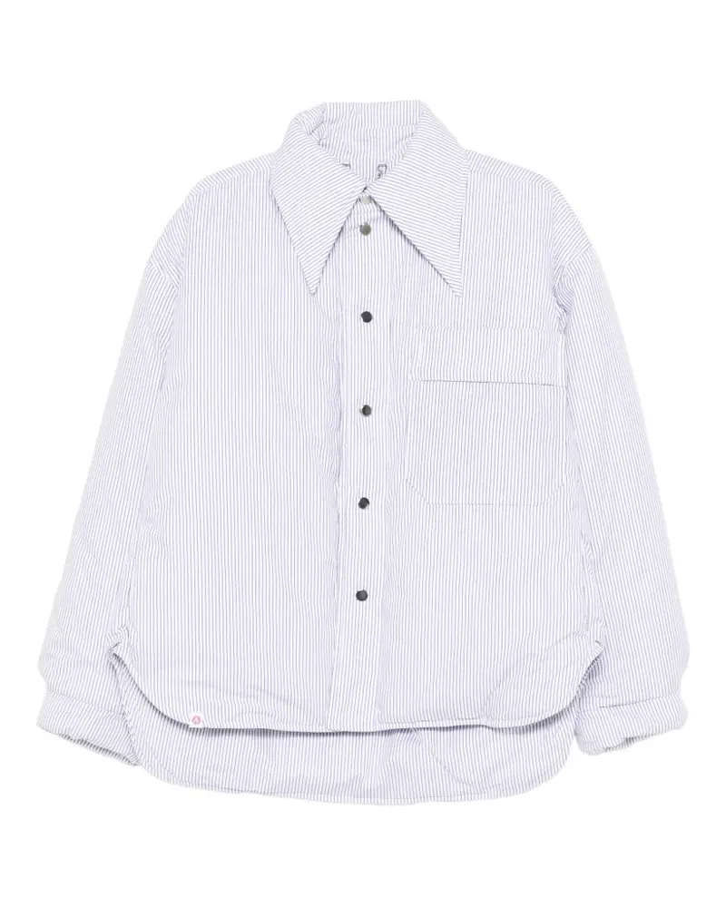 Charles Jeffrey Loverboy Steppjacke mit Streifen - Weiß Weiß