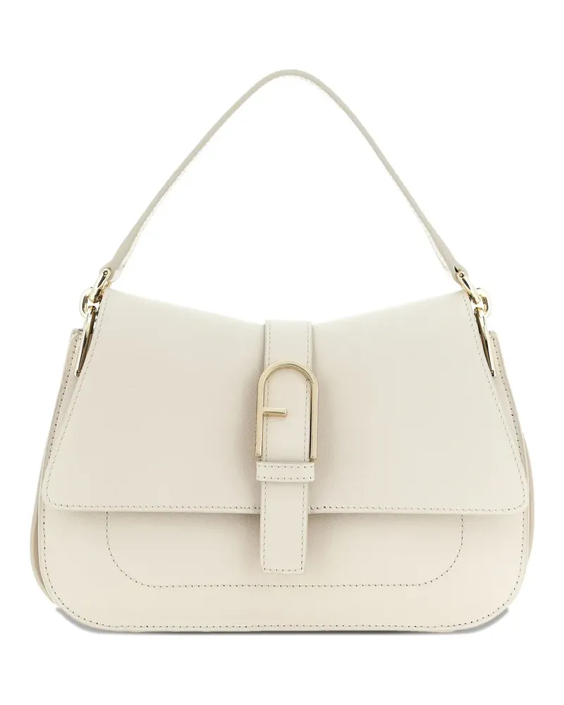 Furla Flow leather shoulder bag - Nude Nude