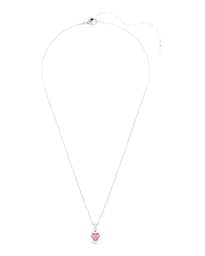 Swarovski Chroma Halskette mit Herzanhänger - Silber Silber