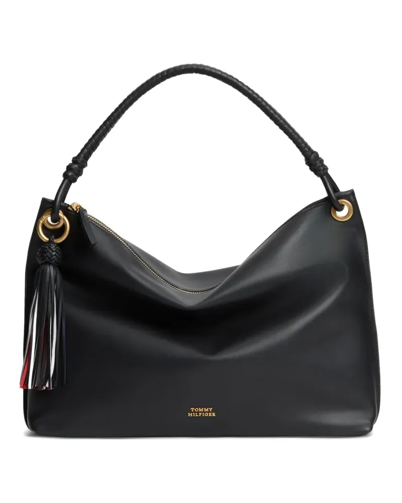 Tommy Hilfiger tassel-detail shoulder bag - Schwarz Schwarz