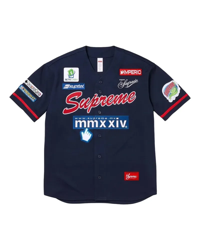 Supreme Being Chosen One Baseball-Trikot - Blau Blau