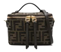 Vanity Mini-Tasche mit FF-Muster - Braun