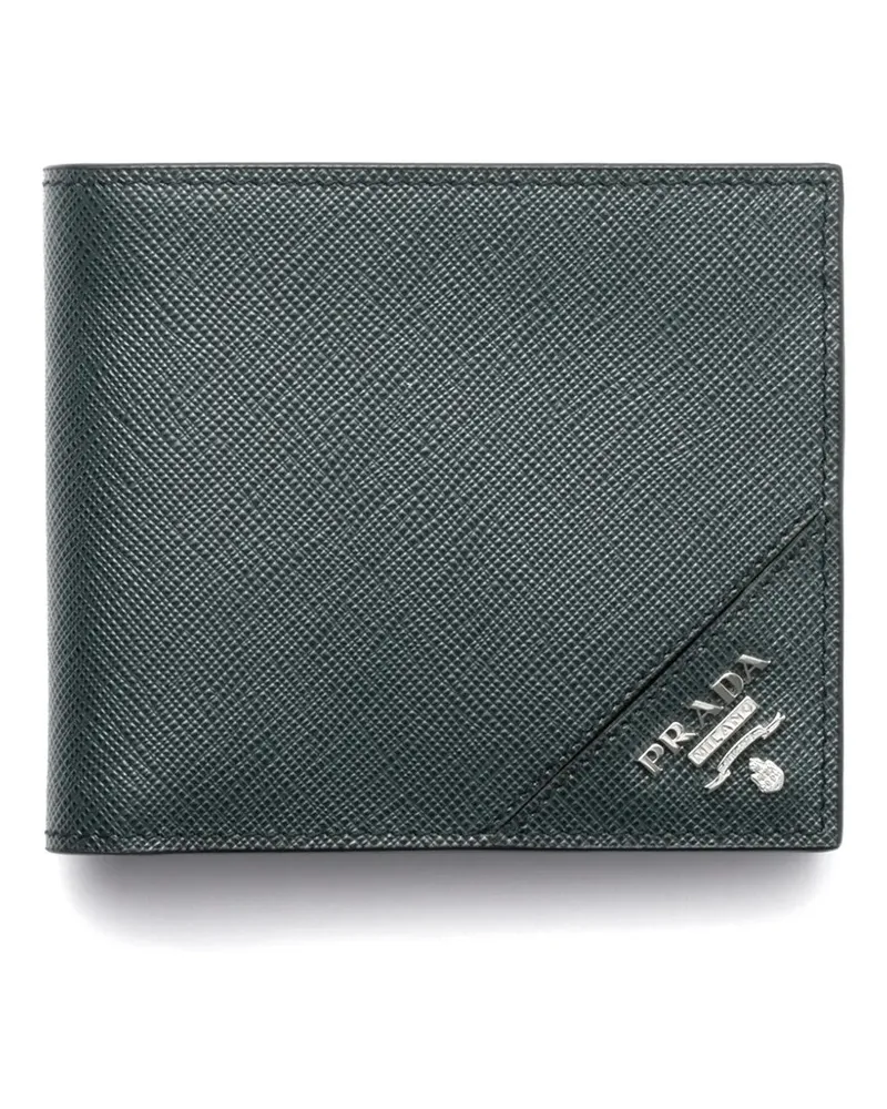 Prada Portemonnaie aus Saffiano-Leder - Grün Grün