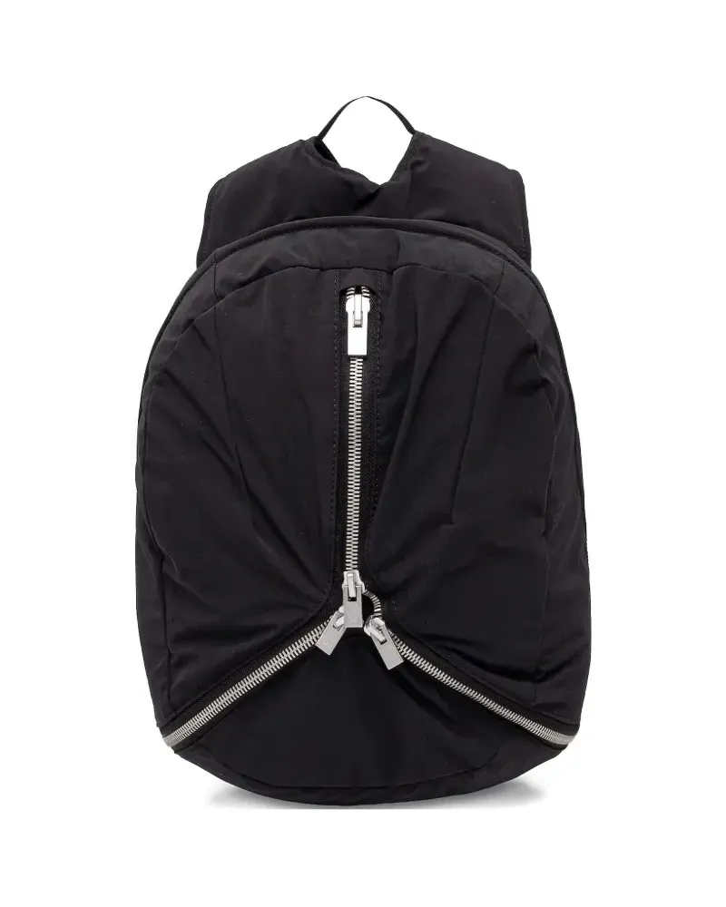 Heliot Emil Rucksack mit Reißverschluss - Schwarz Schwarz
