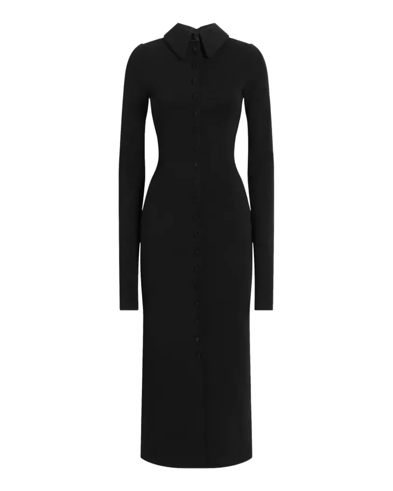 Dolce & Gabbana Kleid aus Wolljersey - Schwarz Schwarz