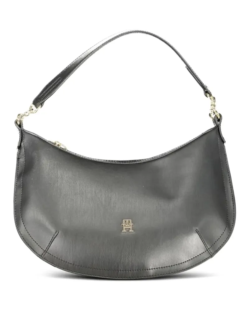 Tommy Hilfiger logo-plaque tote bag - Schwarz Schwarz