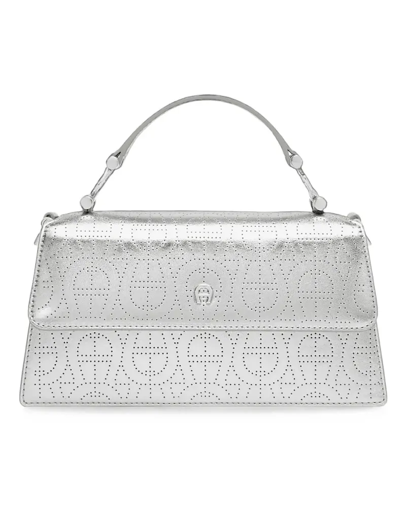 Aigner Kleine Delia Lucida Tote Bag - Silber Silber