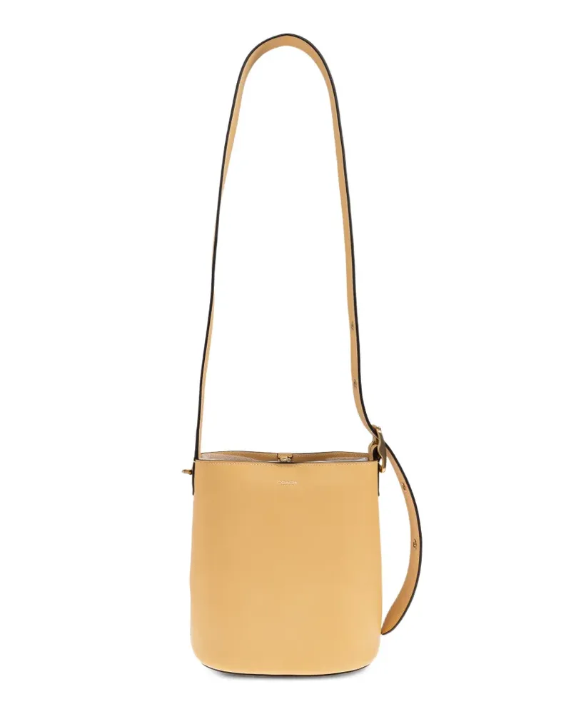 Coach Bleecker leather bucket bag - Nude Nude