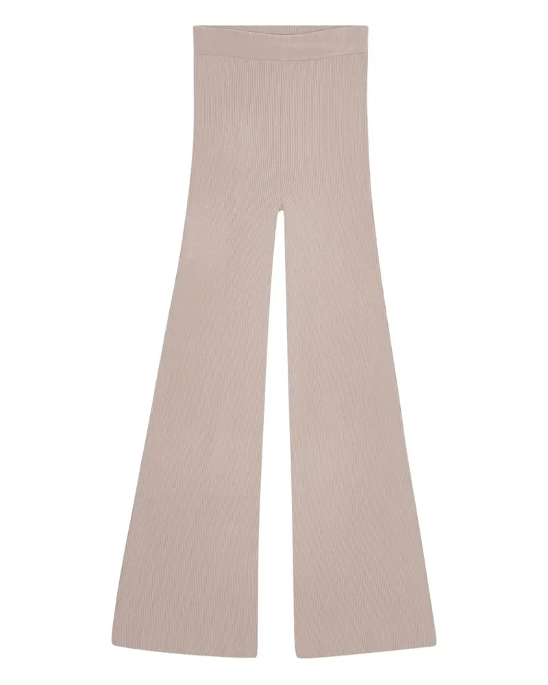 REMAIN Gerippte Hose mit geradem Bein - Nude Nude