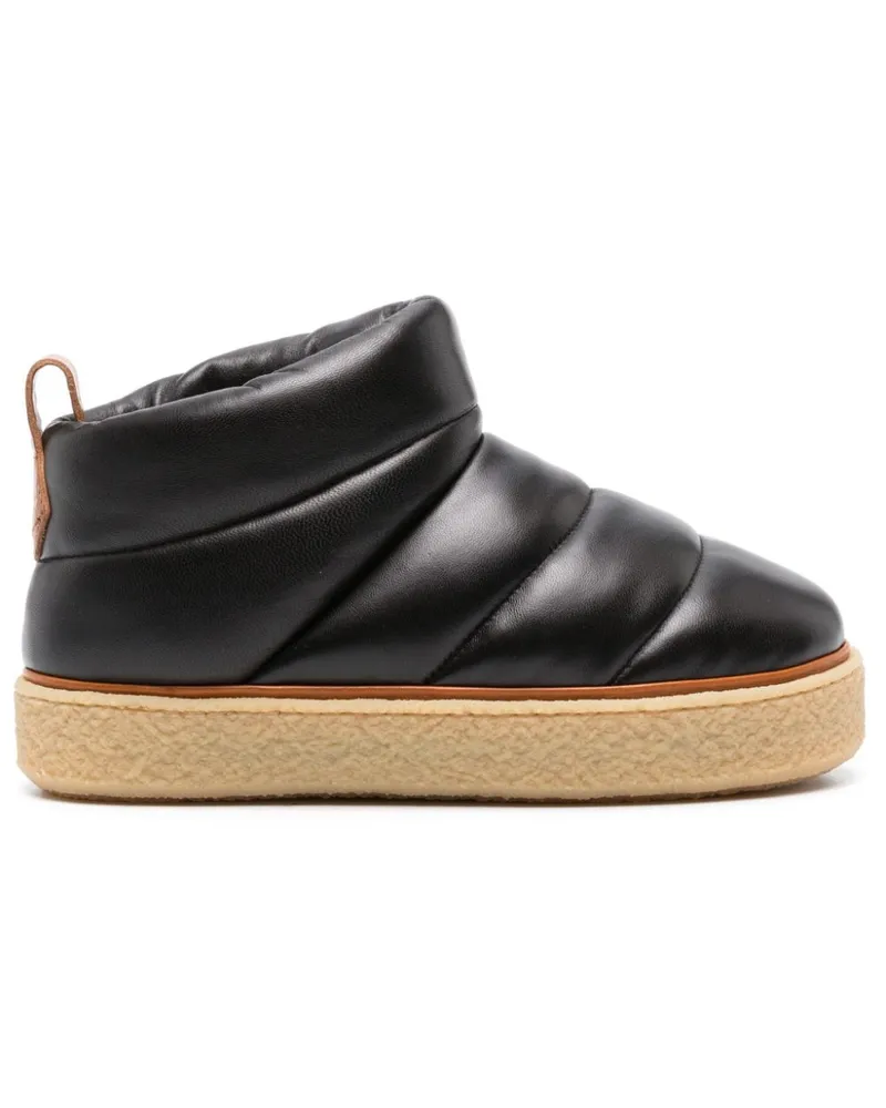 Isabel Marant Gesteppte Eskee Schneestiefel - Schwarz Schwarz